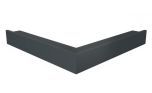 Aluminium buitenhoek - 45 x 45 mm - 500 x 500 mm - Ral 7016
