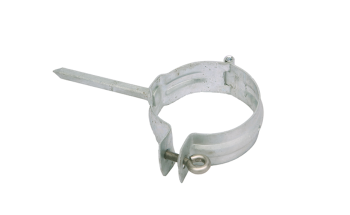Zinken beugel - hemelwaterafvoer - Ø 82 mm - gegalvaniseerd - pen