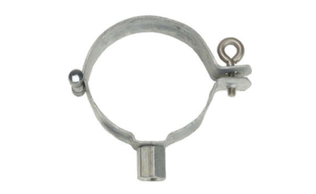 Zinken beugel - hemelwaterafvoer - Ø 82 mm - gegalvaniseerd - M8/M10 moer