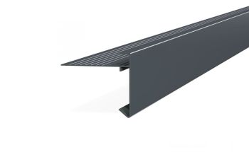 Aluminium daktrim - 2.500 x 45 x 45 mm - Ral 7016