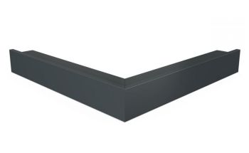Aluminium buitenhoek - 45 x 45 mm - 500 x 500 mm - Ral 7016