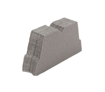 Profielvulling - 106-profiel - 50 mm - grijs