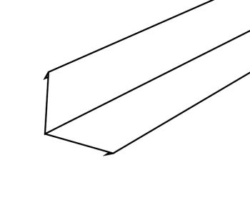 Binnenhoek - 3.000 x 150 x 150 mm