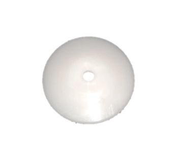 Isolatieclip - kunststof - 50 x 6 x 4 mm - wit - 250 stuks