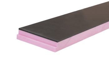 Geïsoleerde kantplank - XPS - antraciet