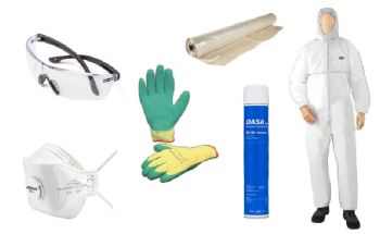Asbestsanering Sanering Kit - zelf afvoeren