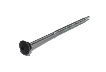 Ritini golfplaatschroef - met vleugel - 120 mm - antraciet - 25 stuks
