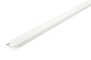 T-profiel met gaten - kunststof - 5.000 mm - wit