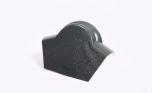 Ritini eindvorst - kunststof - 330 x 100 mm - antraciet