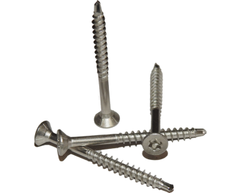 Schroef Cedral + bit - RVS - verzonken SQD kop - 4,0 x 45 mm 
