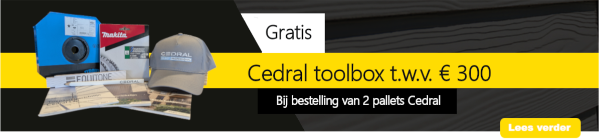 Cedral Sidings actie