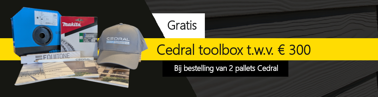 Cedral Sidings actie