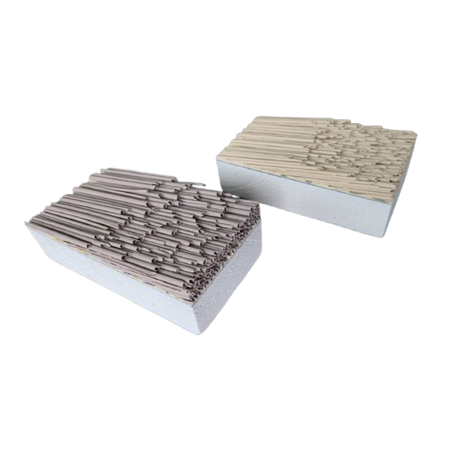 Rietpanel sandwichpanelen samples